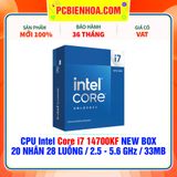  CPU Intel Core i7 14700KF NEW BOX ( 20 NHÂN 28 LUỒNG / 2.5 - 5.6 GHz / 33MB ) 