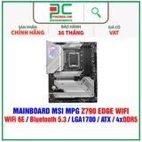  DDR5 - MAINBOARD MSI MPG Z790 EDGE WiFi ( WiFi 6E / Bluetooth 5.3 / LGA1700 / ATX / 4xDDR5 ) 