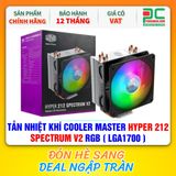  TẢN NHIỆT KHÍ COOLER MASTER HYPER 212 SPECTRUM V2 LED RGB ( HỖ TRỢ SOCKET LGA1700 ) 