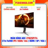  MÀN HÌNH AOC 27G2SP/74 27in FullHD IPS 165Hz 1ms ( HDMI / DP / VGA ) 