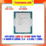  CPU INTEL CORE i3 13100F NEW TRAY - CHƯA KÈM TẢN NHIỆT ( 4 NHÂN 8 LUỒNG / 3.4 - 4.5 GHz / 12MB ) 