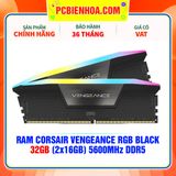  RAM CORSAIR VENGEANCE RGB BLACK 32GB (2x16GB) 5600MHz DDR5 