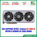  VGA SAPPHIRE NITRO+ Radeon RX 7900 XT VAPOR-X GAMING OC 20GB GDDR6 (11323-01-40G) 