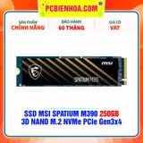  SSD MSI SPATIUM M390 250GB - 3D NAND M.2 NVMe PCIe Gen3x4 