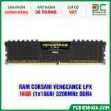  RAM CORSAIR VENGEANCE LPX - 16GB (1x16GB) 3200MHz DDR4 
