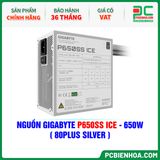 NGUỒN GIGABYTE P650SS ICE - 650W ( 80PLUS SILVER ) 