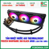  TẢN NHIỆT NƯỚC AIO THERMALRIGHT FROZEN WARFRAME 360 BLACK ARGB ( HỖ TRỢ SOCKET LGA1700 / AM5 ) 