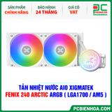  TẢN NHIỆT NƯỚC AIO XIGMATEK FENIX 240 ARCTIC ARGB ( HỖ TRỢ SOCKET LGA1700 / AM5 - EN42942 ) 