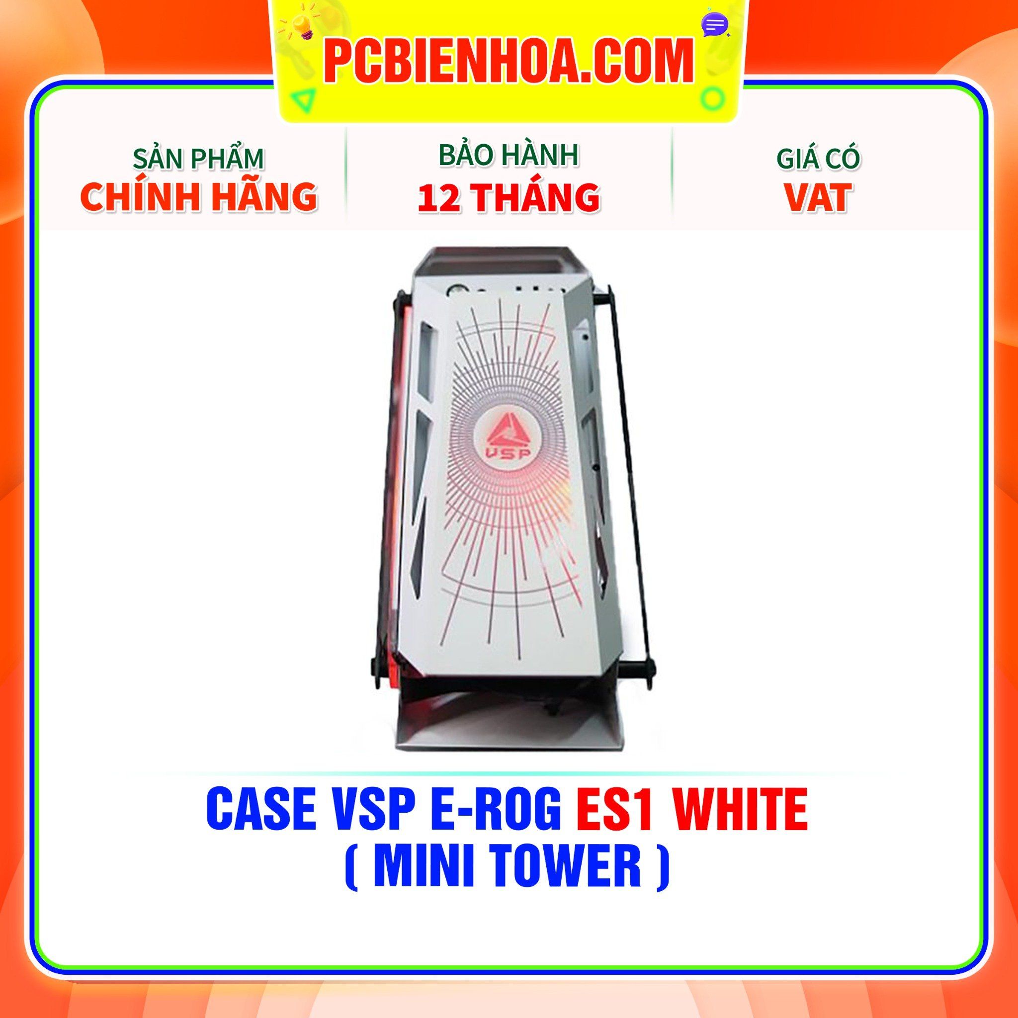  CASE VSP E-ROG ES1 WHITE ( MINI TOWER ) 