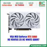  VGA MSI GeForce RTX 5060 8G VENTUS 2X OC WHITE GDDR7 