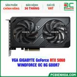  VGA GIGABYTE GeForce RTX 5060 WINDFORCE OC 8G GDDR7 (GV-N5060WF2OC-8GD) 
