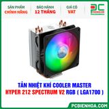 TẢN NHIỆT KHÍ COOLER MASTER HYPER 212 SPECTRUM V2 LED RGB ( HỖ TRỢ SOCKET LGA1700 ) 