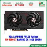  VGA SAPPHIRE PULSE Radeon RX 9060 XT GAMING OC 16GB GDDR6 (11350-03-20G) 