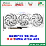  VGA SAPPHIRE PURE Radeon RX 9070 GAMING OC 16GB GDDR6 (11349-02-20G) 