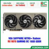  VGA SAPPHIRE NITRO+ Radeon RX 9070 GAMING OC 16GB GDDR6 (11349-01-20G) 