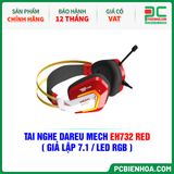  TAI NGHE DAREU MECH EH732 RED ( GIẢ LẬP 7.1 / LED RGB ) 