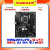  DDR5 - MAINBOARD MSI PRO Z790-S WIFI ( WiFi 6E / LGA1700 / ATX / 4xDDR5 ) 