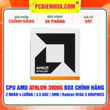  CPU AMD ATHLON 3000G BOX CHÍNH HÃNG ( 2 NHÂN 4 LUỒNG / 3.5 GHz / 5MB / RADEON VEGA 3 GRAPHICS ) 