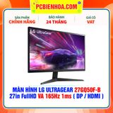  MÀN HÌNH LG ULTRAGEAR 27GQ50F-B 27in FullHD VA 165Hz 1ms ( DP / HDMI ) 