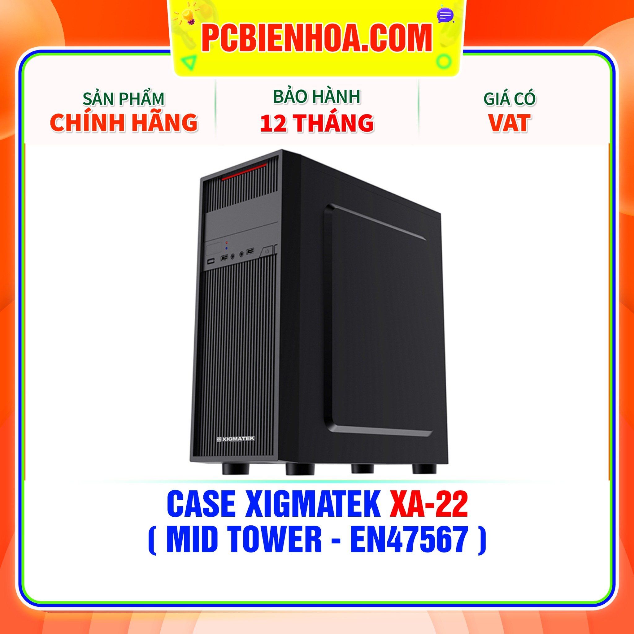  CASE XIGMATEK XA-22 ( MID TOWER - EN47567 ) 