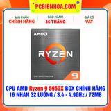  CPU AMD Ryzen 9 5950X BOX CHÍNH HÃNG ( 16 NHÂN 32 LUỒNG / 3.4 - 4.9 GHz / 72MB ) 