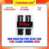  RAM KINGSTON FURY BEAST RGB 16GB (2x8GB) 6000MHz DDR5 ( KF560C40BBAK2-16 ) 