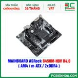  MAINBOARD ASRock B450M-HDV R4.0 ( AM4 / m-ATX / 2xDDR4 ) 