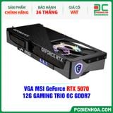  VGA MSI GeForce RTX 5070 12G GAMING TRIO OC GDDR7 