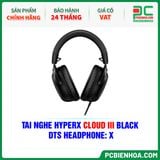  TAI NGHE HYPERX CLOUD III BLACK ( DTS HEADPHONE: X ) 