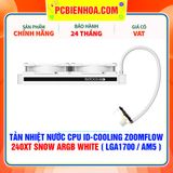  TẢN NHIỆT NƯỚC CPU ID-COOLING ZOOMFLOW 240XT SNOW ARGB WHITE ( HỖ TRỢ SOCKET LGA1700 / AM5 ) 