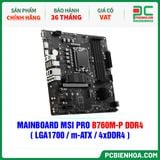  MAINBOARD MSI PRO B760M-P DDR4 ( LGA1700 / m-ATX / 4xDDR4 ) 