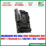 DDR5 - MAINBOARD MSI MAG Z890 TOMAHAWK WIFI ( WiFi 7 / Bluetooth 5.4 / LGA1851 / ATX / 4xDDR5 ) 