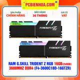  RAM G.SKILL TRIDENT Z RGB 16GB (2x8GB) 3600MHz DDR4 (F4-3600C18D-16GTZR) 