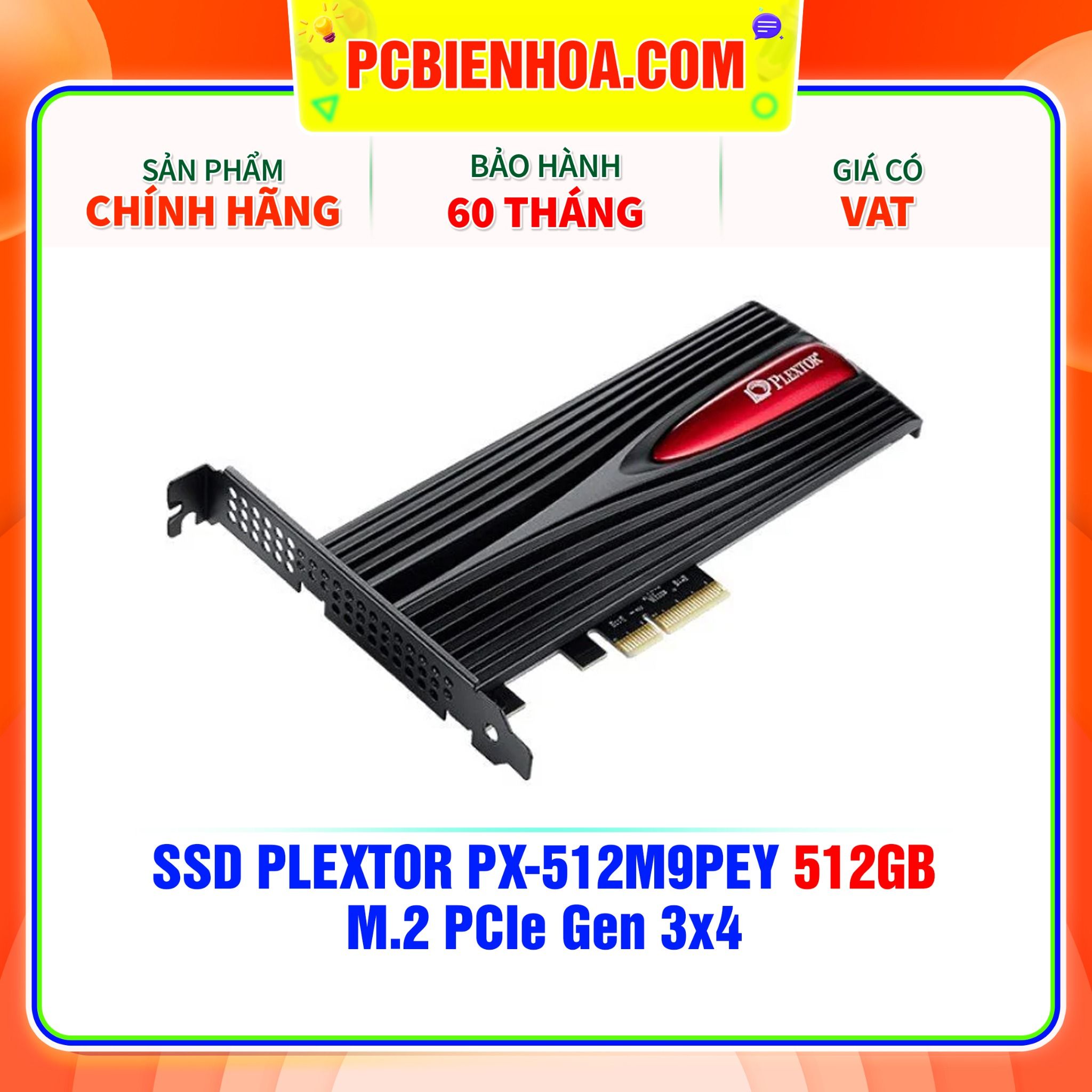  SSD PLEXTOR PX-512M9PEY 512GB - M.2 PCIe Gen 3x4 