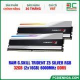  RAM G.SKILL TRIDENT Z5 SILVER RGB - 32GB (2x16GB) 6000MHz DDR5 ( F5-6000J3636F16GX2-TZ5RS ) 