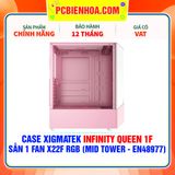  CASE XIGMATEK INFINITY QUEEN 1F -  SẴN 1 FAN X22F RGB ( MID TOWER - EN48977 ) 