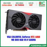  VGA COLORFUL GeForce RTX 4060 NB DUO 8GB V5-V GDDR6 
