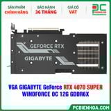  VGA GIGABYTE GeForce RTX 4070 SUPER WINDFORCE OC 12G GDDR6X (GV-N407SWF3OC-12GD) 