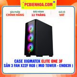  CASE XIGMATEK ELITE ONE 3F - SẴN 3 FAN X22F RGB ( MID TOWER - EN0839 ) 