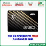  SSD MSI SPATIUM S270 240GB - 2.5in SATA3 3D NAND 
