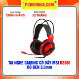  TAI NGHE GAMING CÓ DÂY MSI DS501 - ĐỎ ĐEN 3.5mm 