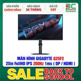  MÀN HÌNH GIGABYTE G25F2 - 25in FullHD IPS 200Hz 1ms ( DP / HDMI ) 