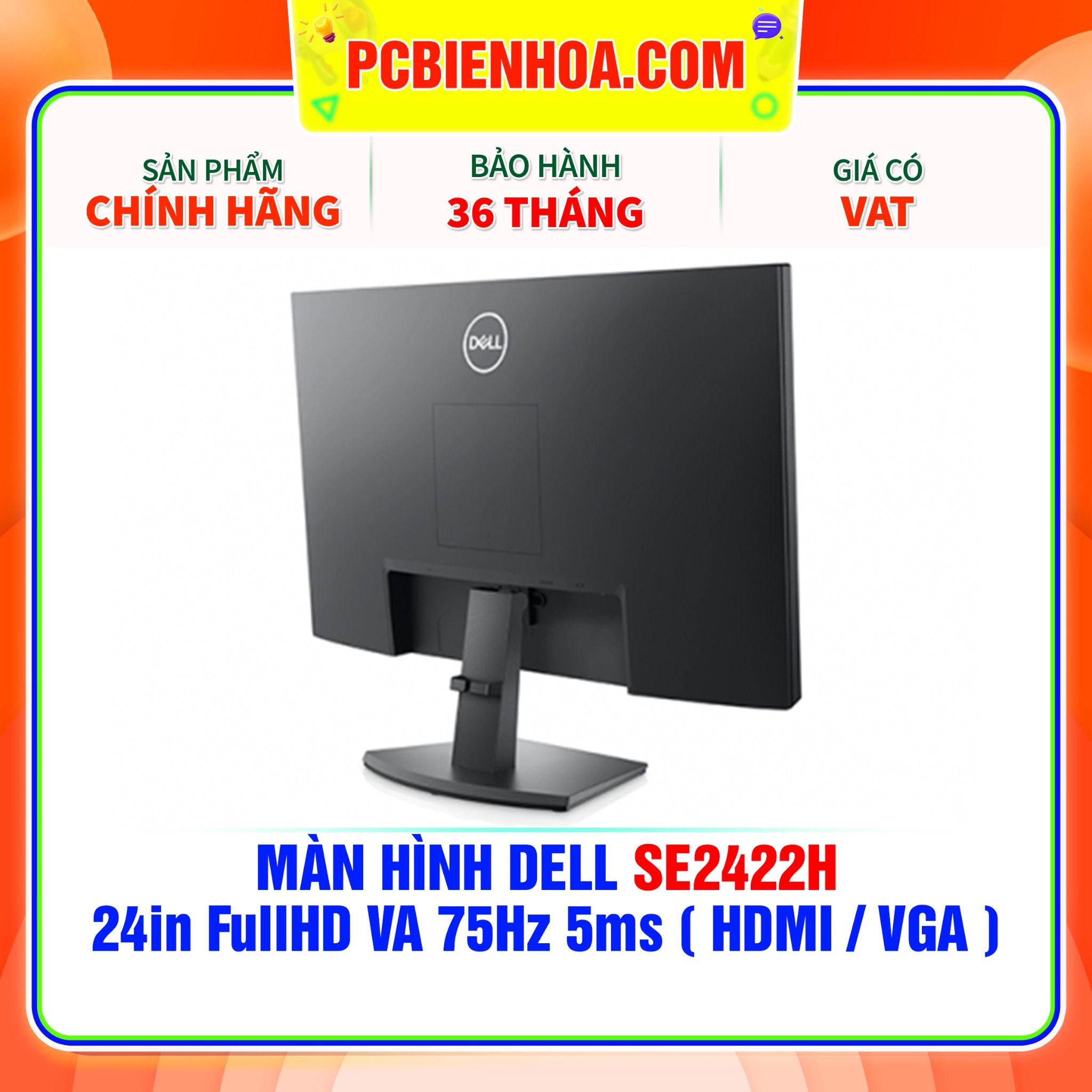  MÀN HÌNH DELL SE2422H 24in FullHD VA 75Hz 5ms ( HDMI / VGA ) 