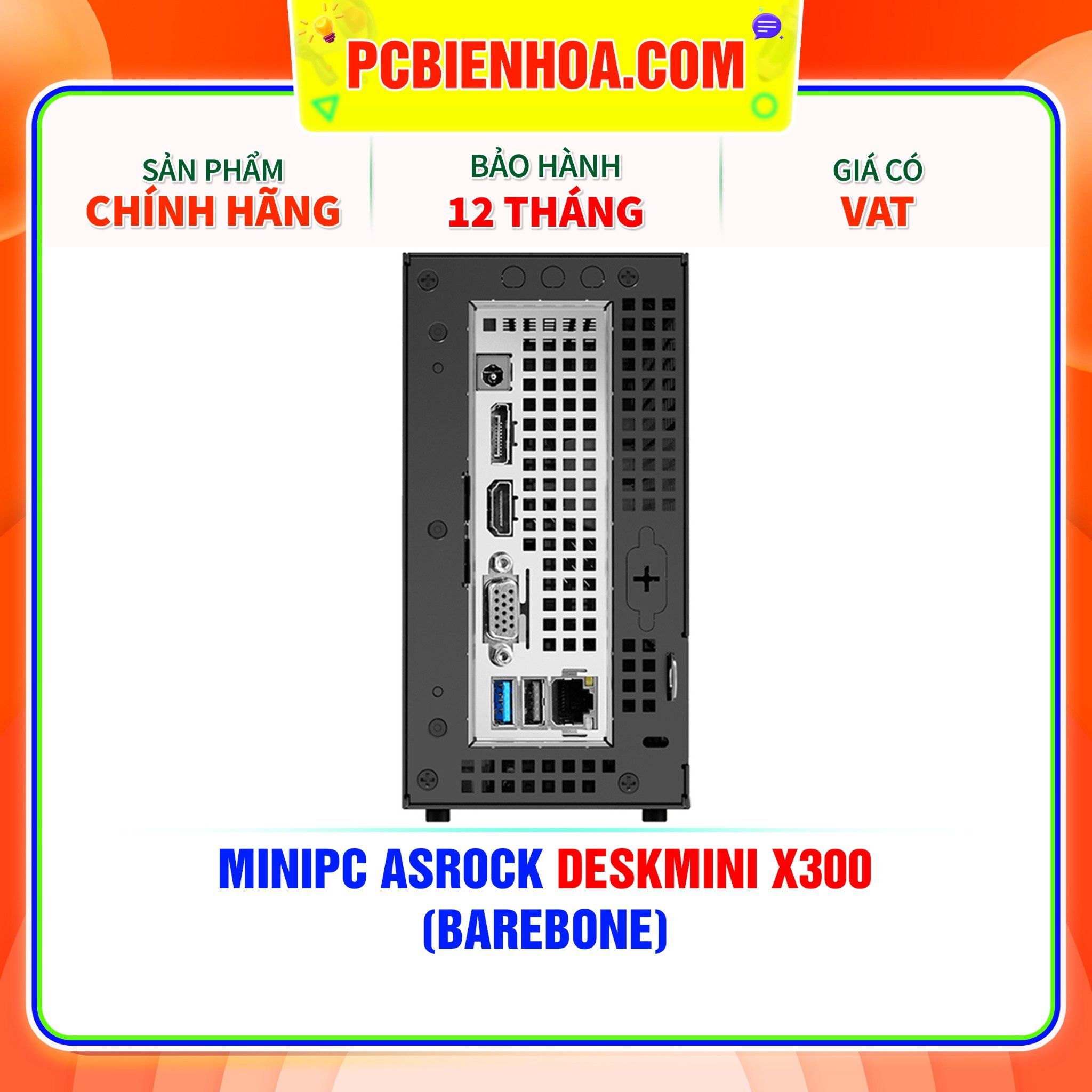  MINIPC ASROCK DESKMINI X300 (BAREBONE) 