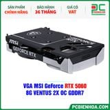  VGA MSI GeForce RTX 5060 8G VENTUS 2X OC GDDR7 