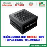  NGUỒN XIGMATEK THOR T850M V3 - 850W ( 80PLUS BRONZE / FULL MODULAR - EN43338 ) 