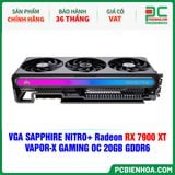  VGA SAPPHIRE NITRO+ Radeon RX 7900 XT VAPOR-X GAMING OC 20GB GDDR6 (11323-01-40G) 