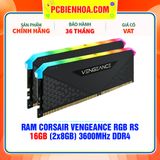  RAM CORSAIR VENGEANCE RGB RS 16GB (2x8GB) 3600MHz DDR4 (CMG16GX4M2D3600C18) 