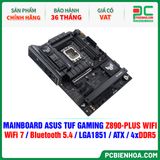  DDR5 - MAINBOARD ASUS TUF GAMING Z890-PLUS WIFI ( WiFi 7 / Bluetooth 5.4 / LGA1851 / ATX / 4xDDR5 ) 