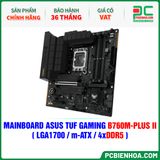  DDR5 - MAINBOARD ASUS TUF GAMING B760M-PLUS II ( LGA1700 / m-ATX / 4xDDR5 ) 